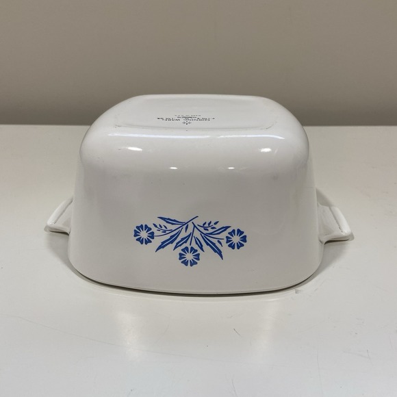 Vintage CORNING WARE Casserole Dish Cornflower Blue  1 3/4 Quart (P-1 3/4-B) USA - Picture 5 of 6